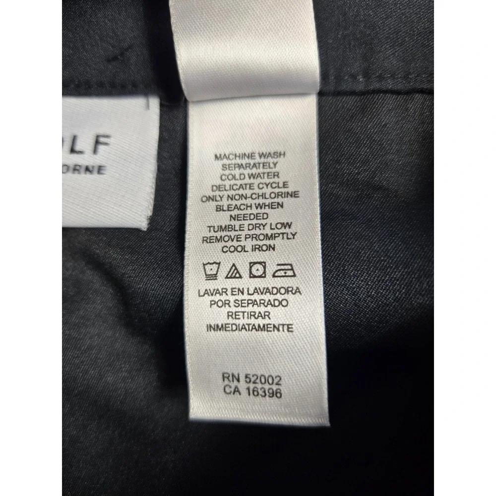 LizGolf Liz Claiborne Womens Black Wrap Front Golf Skort Size 14 RN‎ 52002